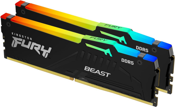 DIMM DDR5 32GB (2x16GB kit) 6000MT/s KF560C36BBE2AK2-32 FURY Beast RGB EXPO