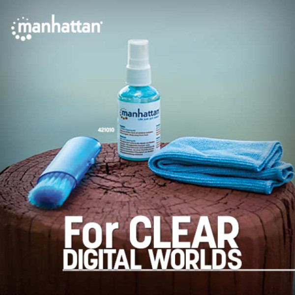 Manhattan Sredstvo za čišćenje ekrana Manhattan 421010 sa krpicom/četkicom/60ml