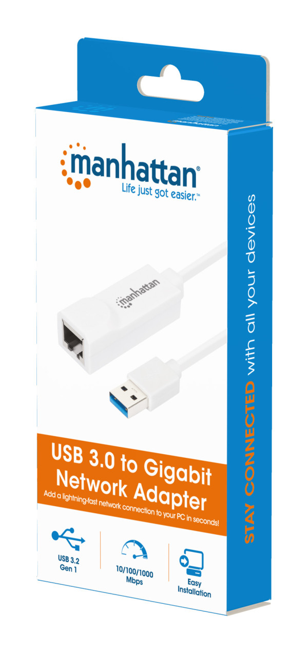 Manhattan USB adapter Manhattan 506847 USB 3.0 - LAN 10/100/1000