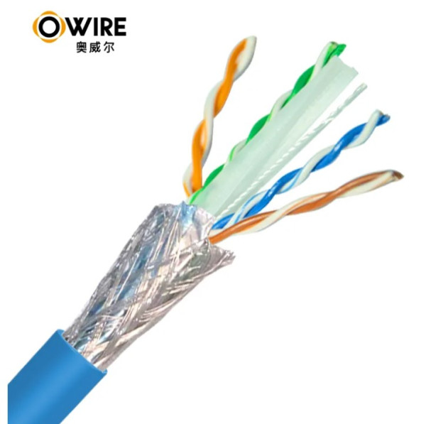 Owire LAN SFTP kabl OWIRE Cat6 Solid/CCA/0,56mm/Plavi/305m