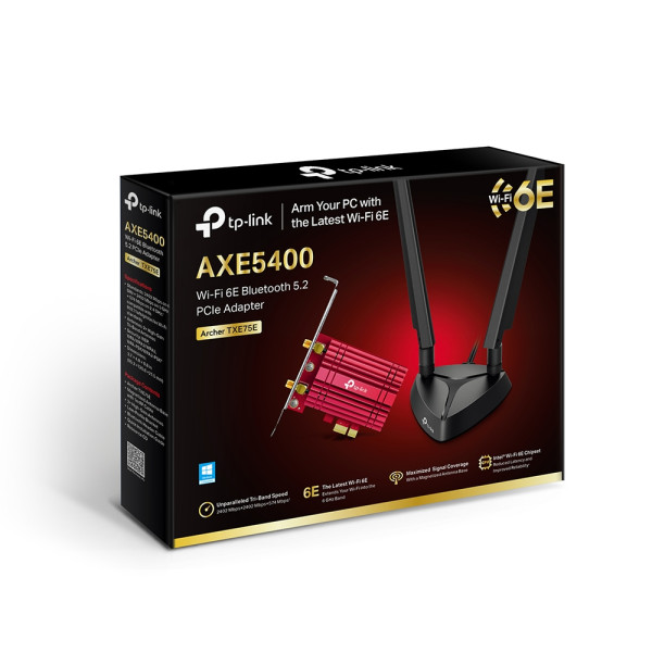 TP-Link LAN MK PCI-E TP-Link Archer TXE72E WiFi 6 AX5400 dual band 2xExterna antena