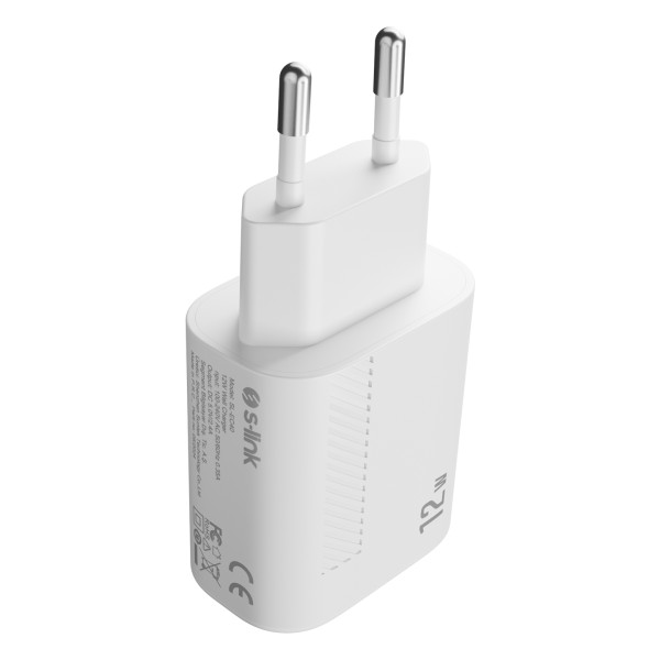 S-link Struni adapter S-link SL-EC40 5V/12W 2400MA Beli