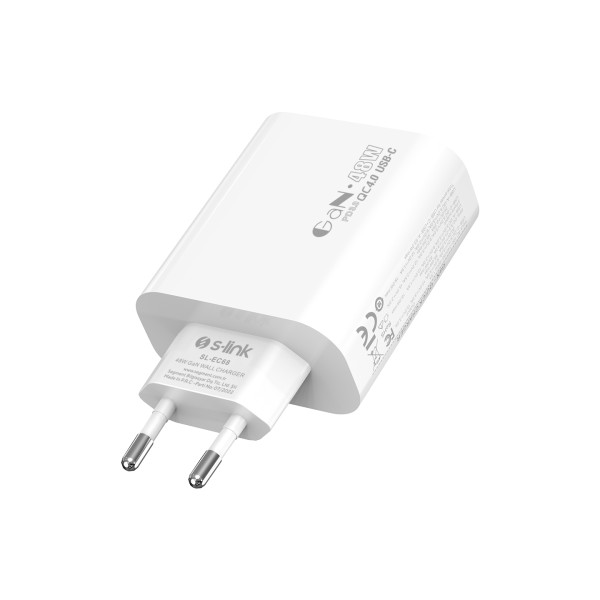 S-link Strujni adapter S-link SL-EC68 45W PD30W/QC 18W USB-A/USB-C Brzo punjenje