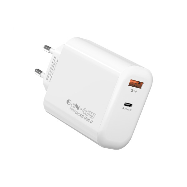 S-link Strujni adapter S-link SL-EC68 45W PD30W/QC 18W USB-A/USB-C Brzo punjenje