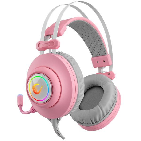 Rampage Slušalice sa mikrofonom Rampage RM-K1 PULSAR 7.1 USB + 3.5mm roze