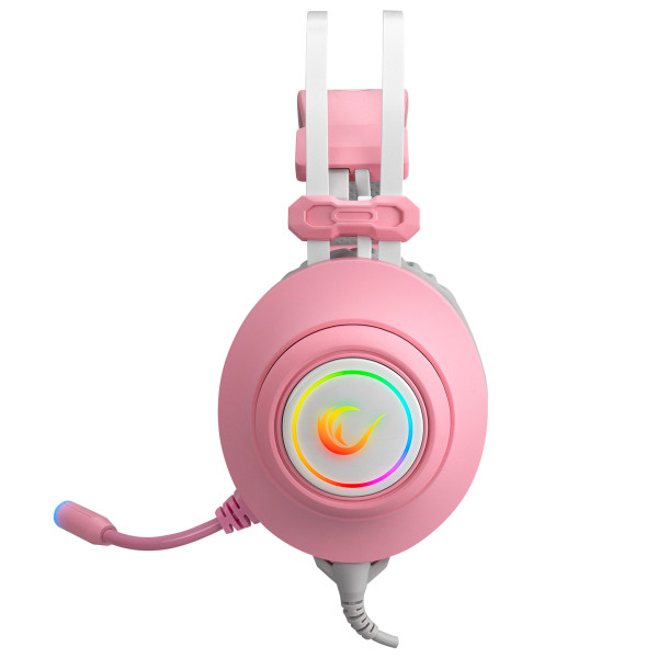 Rampage Slušalice sa mikrofonom Rampage RM-K1 PULSAR 7.1 USB + 3.5mm roze