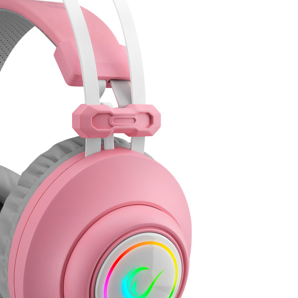 Rampage Slušalice sa mikrofonom Rampage RM-K1 PULSAR 7.1 USB + 3.5mm roze