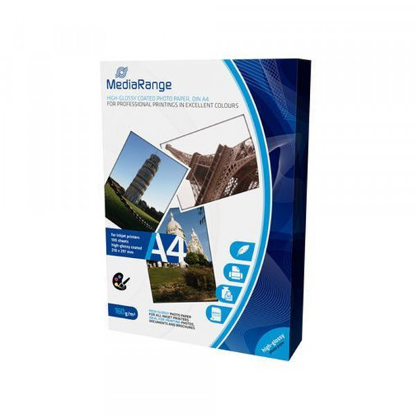 Razno Foto papir A4 160gr/100 Mediarange Glossy