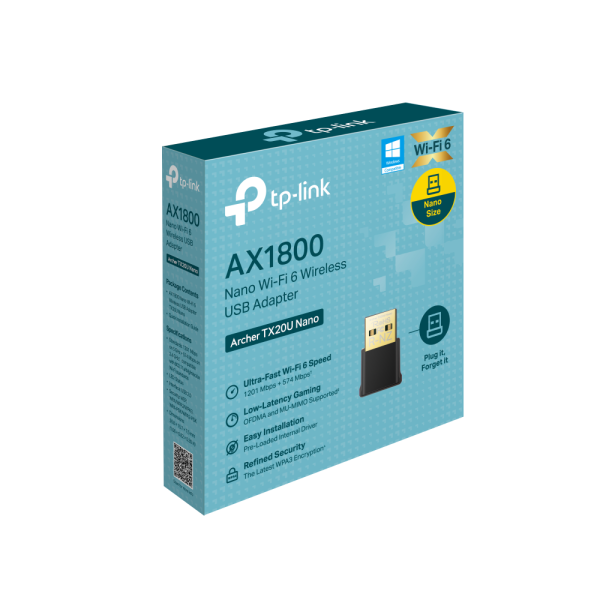 TP-Link LAN MK TP-Link Archer TX20U NANO AX1800 WiFi/dual band/USB