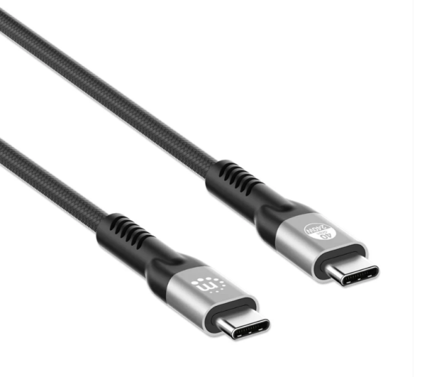 Manhattan Kabl Manhattan 356381 USB-C M/M 3.1/8K/60Hz/Thunderbolt 4/40Gbps/PD/2m
