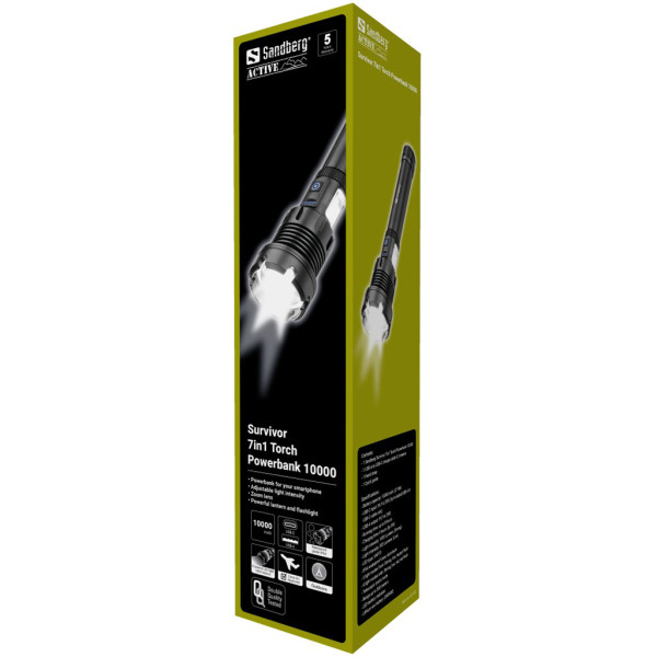Sandberg Baterijska lampa i powebank Sandberg Survivor 7u1 10000 421-09