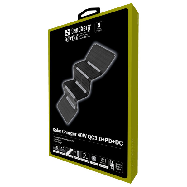 Sandberg Powerbank Sandberg 420-67 Solar Charger 40W QC3.0+PD+DC
