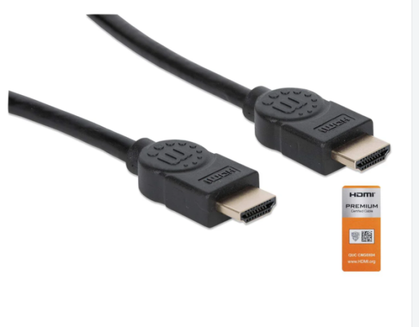 Manhattan Kabl Manhattan 355346 HDMI M/M 4K/60Hz/100Mbps/1.8m
