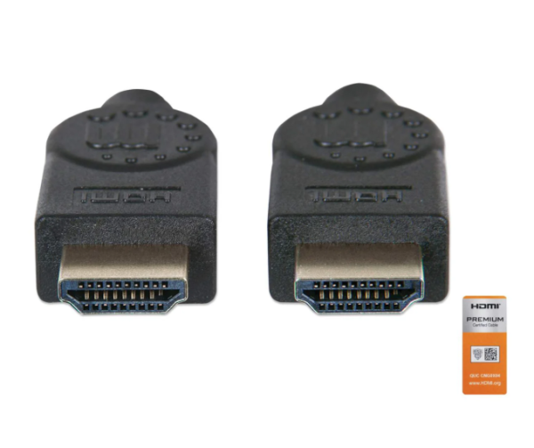 Manhattan Kabl Manhattan 355346 HDMI M/M 4K/60Hz/100Mbps/1.8m