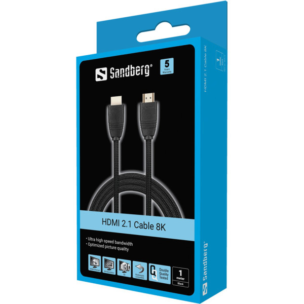 Sandberg Kabl Sandberg 509-13 HDMI na HDMI M/M 2.1 8K 1m