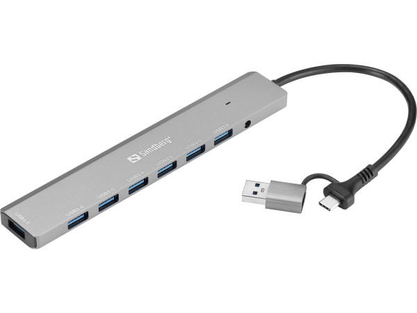 Razno USB HUB Sandberg 136-66 USB-A/USB-C 7 port USB 3.0