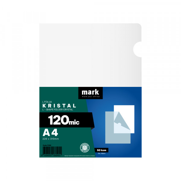 Mark L Folija 120 mic 1/50 MARK sjajna 220x310mm