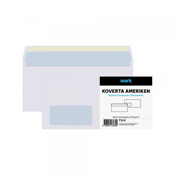 Mark Koverta ameriken MARK LP 11x23cm 100 kom