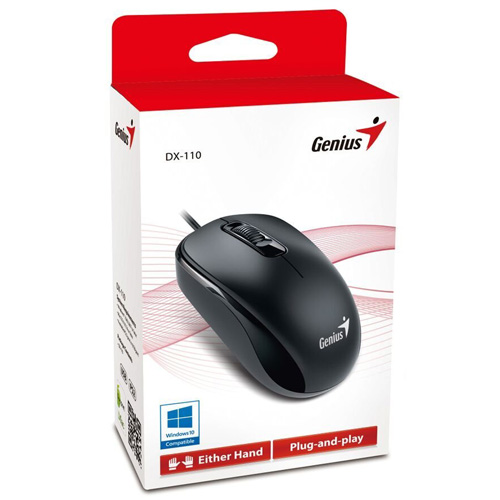 Genius Mouse DX-110 USB, BLACK
