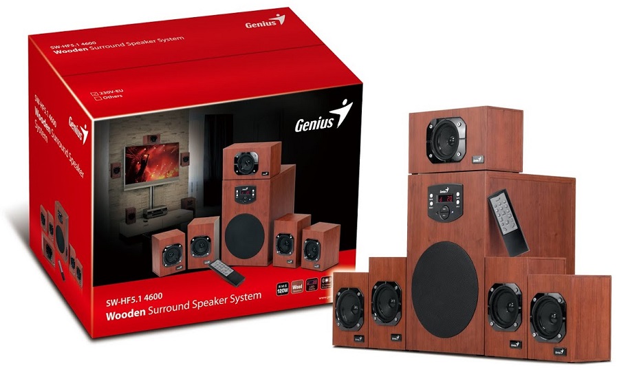 Genius SW-HF5.1 4600 II EU, 230V new