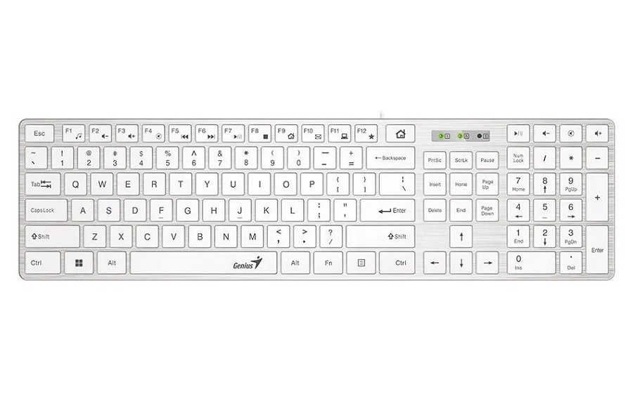 Genius SlimStar 126,US,USB,WHITE