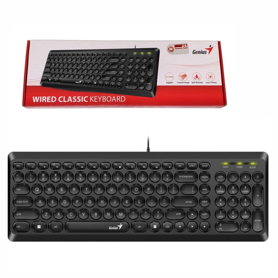 Genius SlimStar Q200,USB,BLK,US