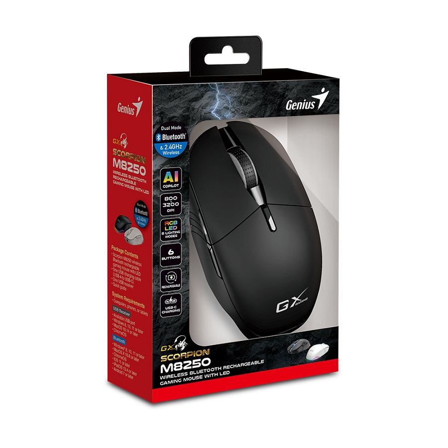 Genius Scorpion M8250, BLACK