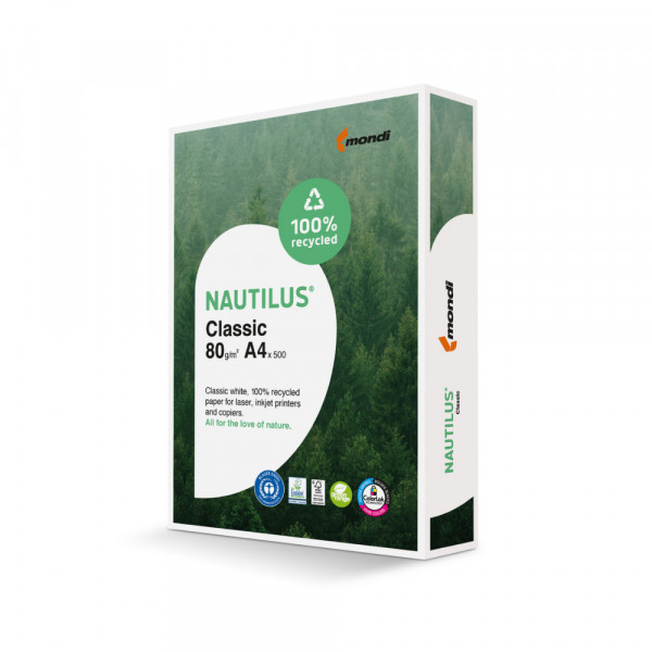 Razno Fotokopir papir Mondi Nautilus A4 80gr100% reciklirani 1/500