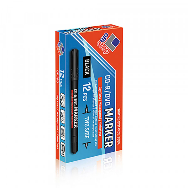 Office shop Marker CD/DVD dupli OFFIShop crni