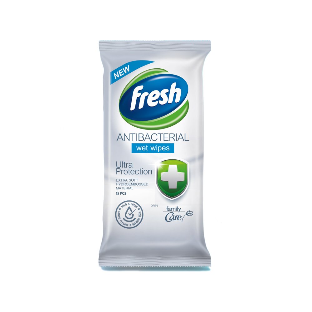 Fresh Maramice vlažne antibakterijske Fresh 1/15  (24 kom u pak)