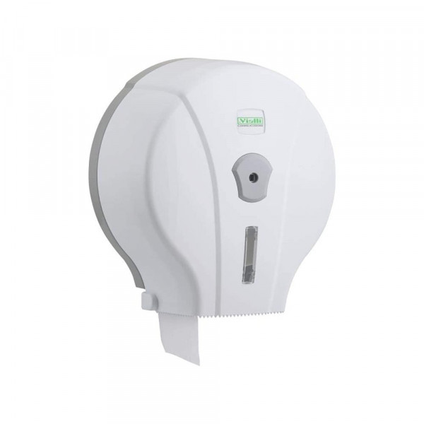 Vialli Dispenzer za toalet rolnu Mini Jumbo VIALLI MJ1 beli
