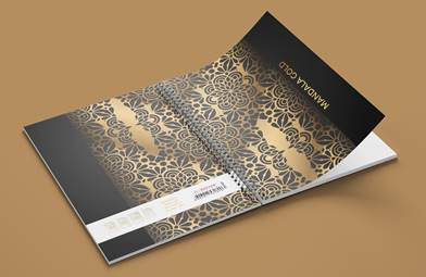 Helios Sveska A4 Mandala gold spirala dikto 100l (HL)