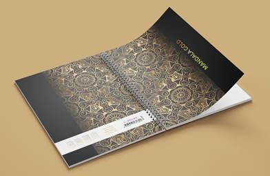 Helios Sveska A4 Mandala gold spirala dikto 100l (HL)