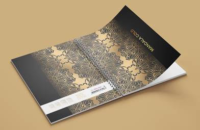 Helios Sveska A4 Mandala gold spirala dikto 100l (HL)