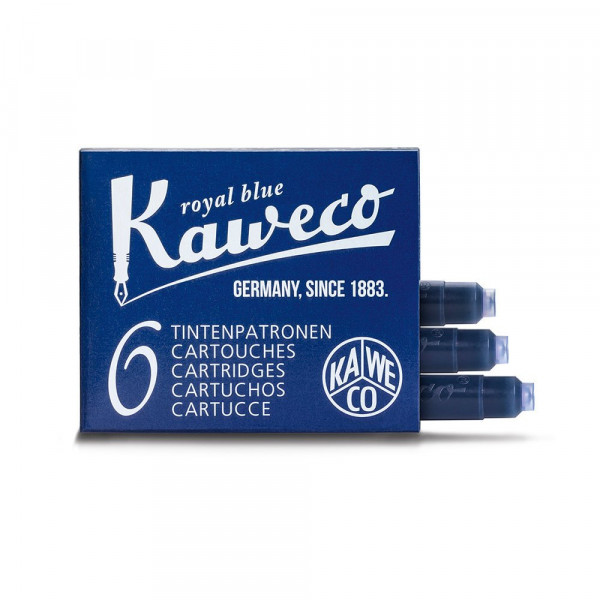 Kaweco Patrone za naliv pero Kaweco 1/6 Royal blue