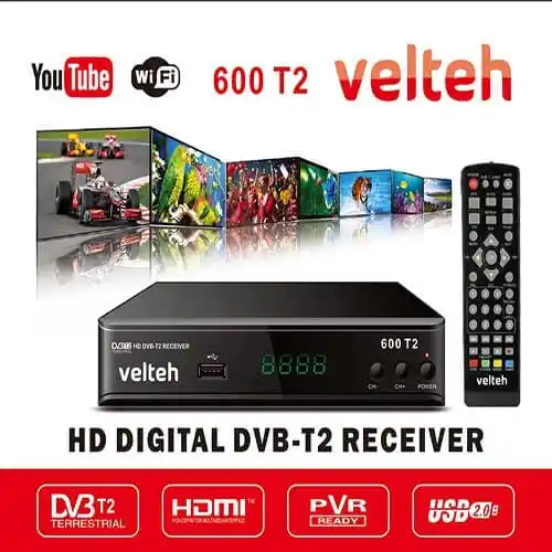 Velteh Digitalni risiver DVB-T2 Velteh 600T2 H.264