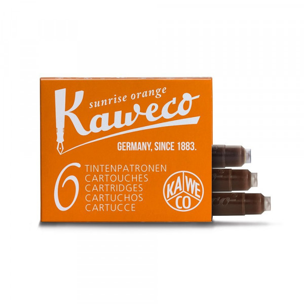 Kaweco Patrone za naliv pero Kaweco 1/6 Sunrise orange