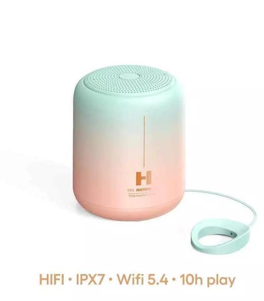 REMAX RB-H1 Pink/green  Blue Sky Mirror Portable Wireless Speaker