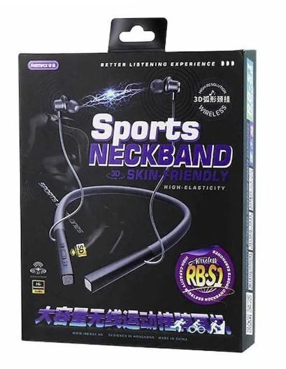 REMAX RB-S1 High-Capacity Wireless Neckband Sports Earphones
