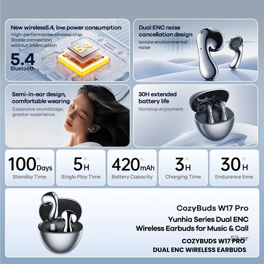 REMAX Yunhia Series Dual ENC Wireless Earbuds