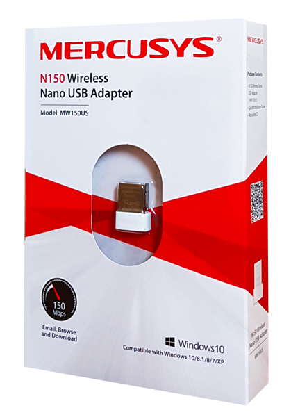 Mercusys MW150US v3, N150 Wireless Nano USB Adapter