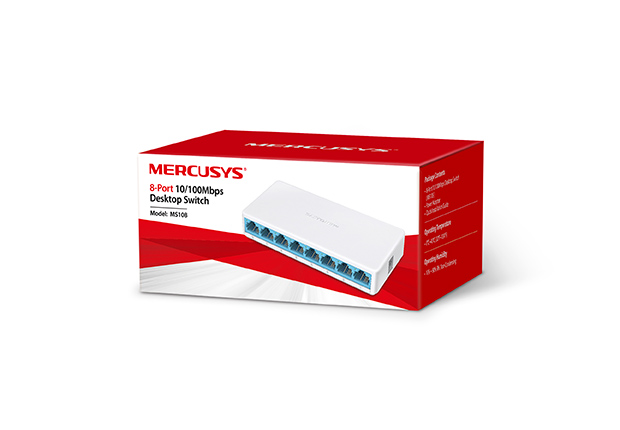 Mercusys MS108 8-port 10/100M mini Desktop Switch