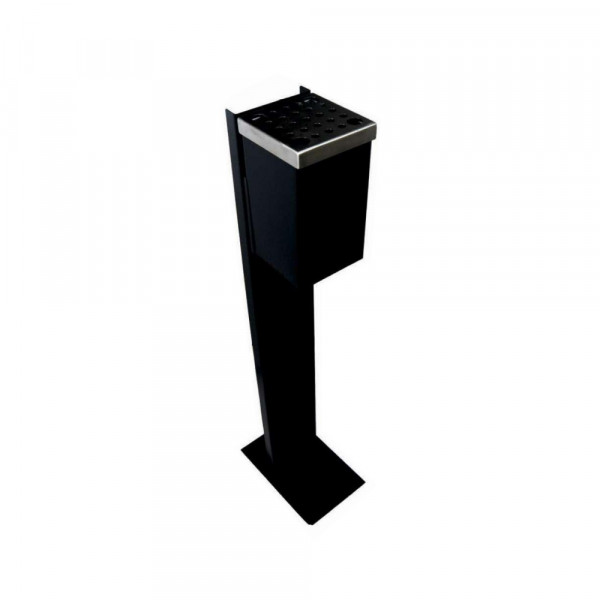 Ari Metal Pepeljara podna AM 1614 crna 80cm x 12cm