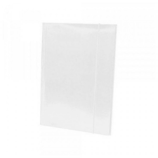 Duplo Fascikla plastificirana sa gumicom 600g bela