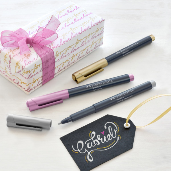 Faber Castell Permanent marker Faber Castell Metalics col 289 Kissed by a rose 160789