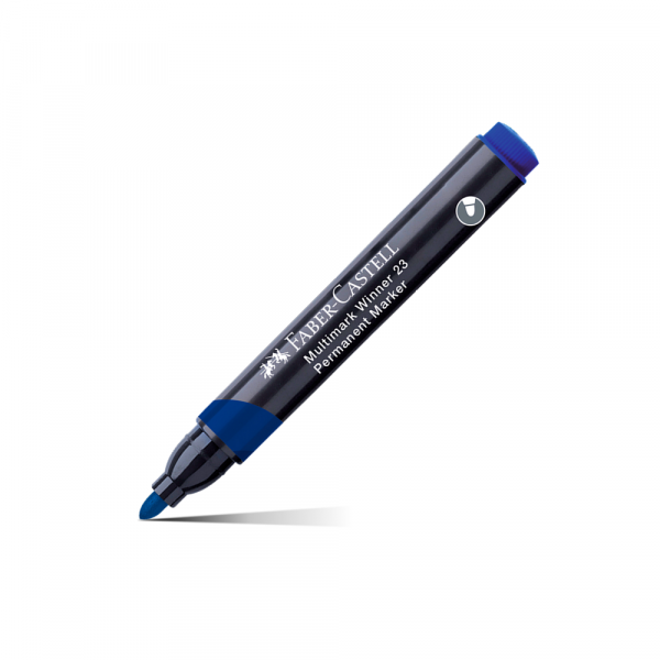 Faber Castell Permanent Marker Faber Castell Winner plavi obli 453353