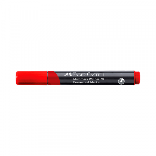 Faber Castell Permanent Marker Faber Castell Winner crveni obli 453323