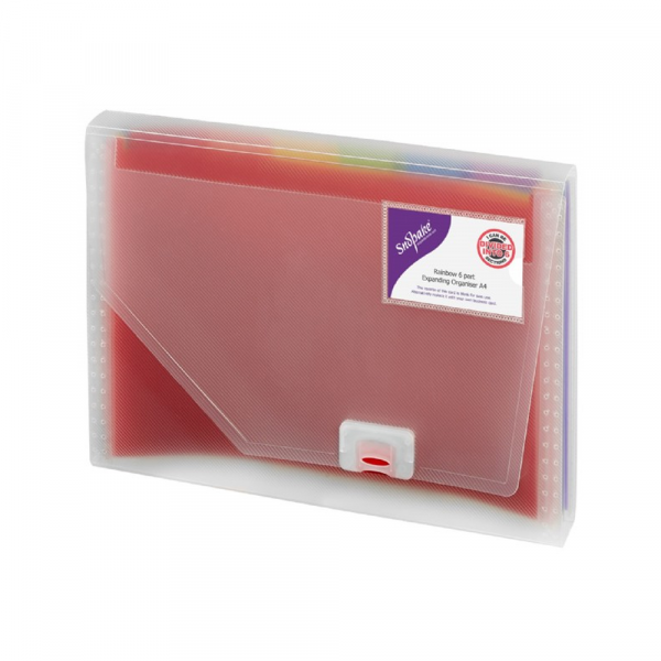 Snopake Fascikla A4 sa 6 pregrada Snopake Rainbow