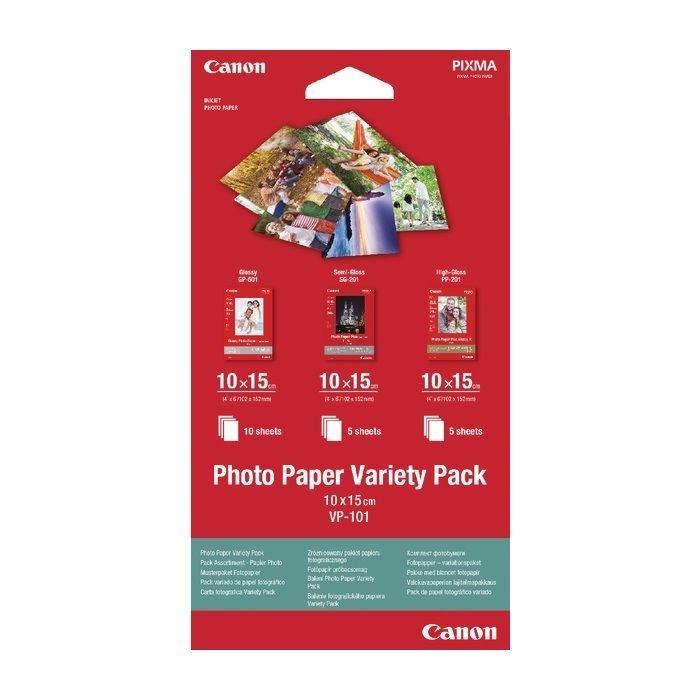 Canon Foto papir Canon Variety Pack VP-101 10x15cm 20Sh