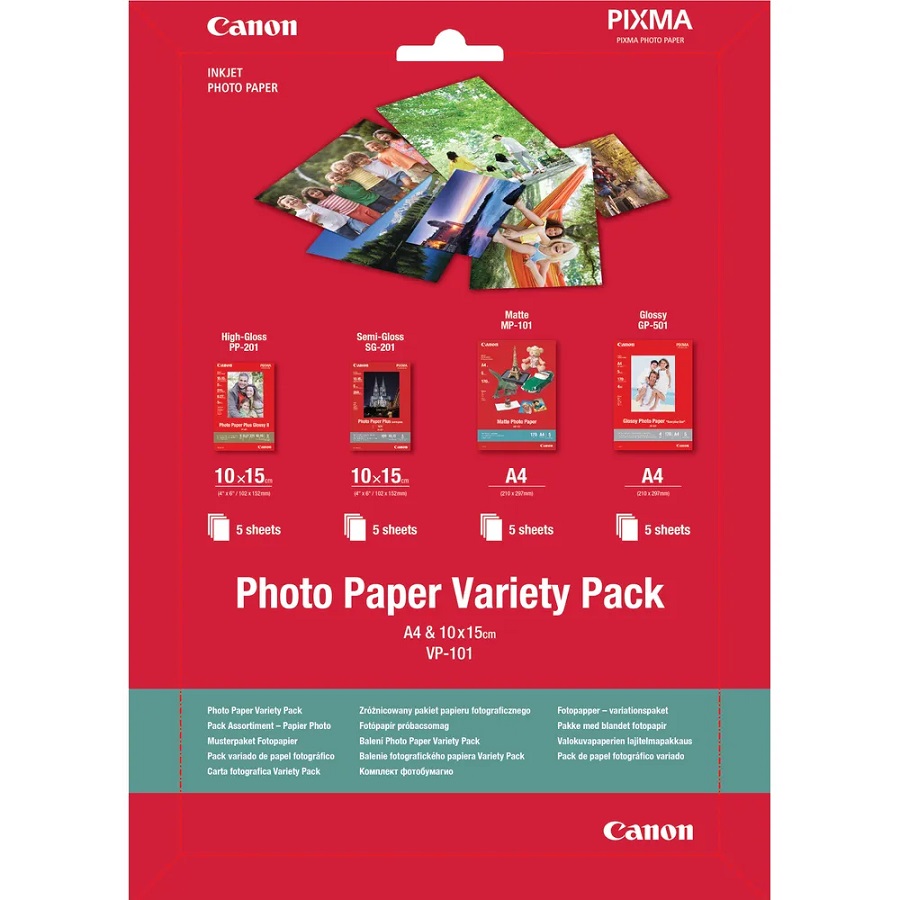 Canon Foto papir Canon VARIETY-PACK S+A4